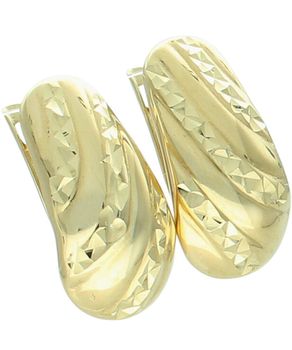 Kolczyki złote potrójne diamentowanie na angielskim zapięciu.jpg